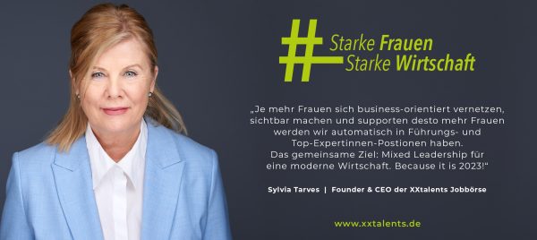Sylvia Tarves, Gründerin & CEO XXtalents und des Netzwerk LEADING WOMEN