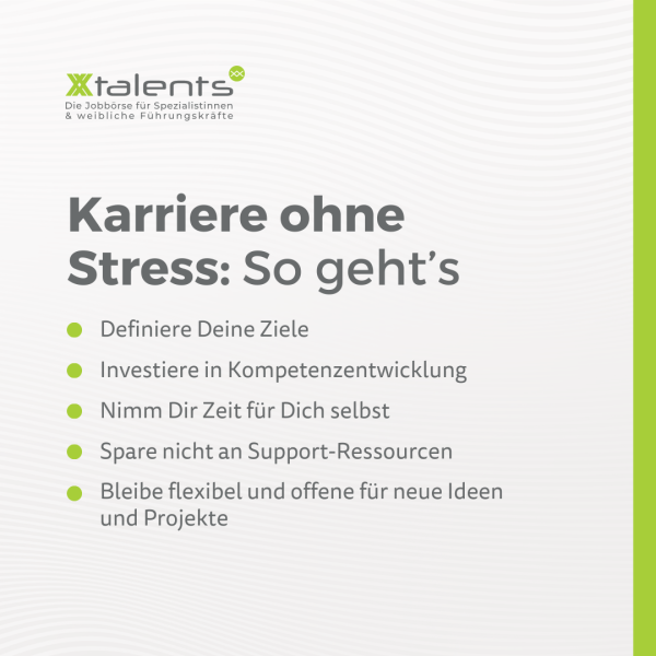 Karriere ohne Stress: So geht's